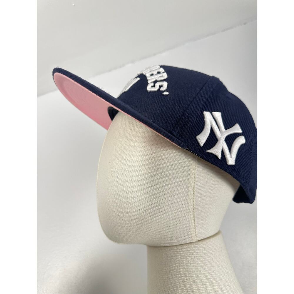 Pro Standard NY Yankees Murderers Row Snapback Hat Black Pink UV MLB Cap